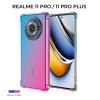 Силиконовый чехол для Realme 11 Pro / Realme 11 Pro+ Krieger Mix 1.5мм противоударный Сине розовый