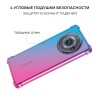 Силиконовый чехол для Realme 11 Pro / Realme 11 Pro+ Krieger Mix 1.5мм противоударный Сине розовый