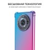 Силиконовый чехол для Realme 11 Pro / Realme 11 Pro+ Krieger Mix 1.5мм противоударный Сине розовый