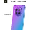 Силиконовый чехол для Realme 12 Krieger Mix 1.5мм противоударный Фиолетово-синий