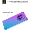 Силиконовый чехол для Realme 12 Krieger Mix 1.5мм противоударный Фиолетово-синий