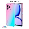 Силиконовый чехол для Realme C51 Krieger Mix 1.5мм противоударный Розово-зеленый