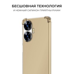 Силиконовый чехол для Realme C55 / Narzo N55 Krieger Mix 1.5мм противоударный Прозрачный