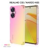 Силиконовый чехол для Realme C55 / Narzo N55 Krieger Mix 1.5мм противоударный Розовоe золотой