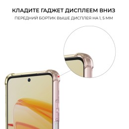 Силиконовый чехол для Realme C55 / Narzo N55 Krieger Mix 1.5мм противоударный Розовоe золотой