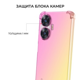 Силиконовый чехол для Realme C55 / Narzo N55 Krieger Mix 1.5мм противоударный Розовоe золотой