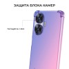 Силиконовый чехол для Realme C55 / Narzo N55 Krieger Mix 1.5мм противоударный Сине розовый