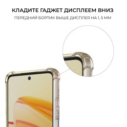 Силиконовый чехол для Realme C55 / Narzo N55 Krieger Mix 1.5мм противоударный Матово золотой