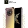 Силиконовый чехол для Xiaomi Redmi A3 Krieger Mix 1.5мм противоударный Матово-золотой