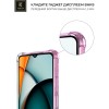 Силиконовый чехол для Xiaomi Redmi A3 Krieger Mix 1.5мм противоударный Розово-зеленый