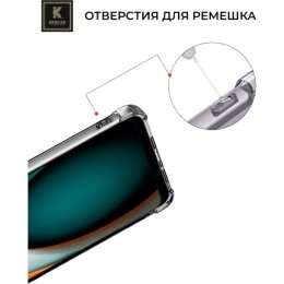 Силиконовый чехол для Xiaomi Redmi A3 Krieger Mix 1.5мм противоударный Прозрачный