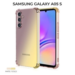 Силиконовый чехол для Samsung Galaxy A05S Krieger Mix 1.5мм противоударный Матово-золотой