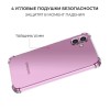 Силиконовый чехол для Samsung Galaxy A05 Krieger Mix 1.5мм противоударный Прозрачный
