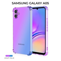 Силиконовый чехол для Samsung Galaxy A05 Krieger Mix 1.5мм противоударный Фиолетово-синий