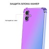 Силиконовый чехол для Samsung Galaxy A05 Krieger Mix 1.5мм противоударный Фиолетово-синий