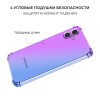 Силиконовый чехол для Samsung Galaxy A05 Krieger Mix 1.5мм противоударный Фиолетово-синий