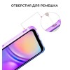 Силиконовый чехол для Samsung Galaxy A05 Krieger Mix 1.5мм противоударный Фиолетово-синий
