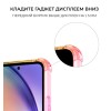 Силиконовый чехол для Samsung Galaxy A15 Krieger Mix 1.5мм противоударный Розово-золотой