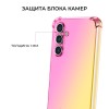 Силиконовый чехол для Samsung Galaxy A15 Krieger Mix 1.5мм противоударный Розово-золотой