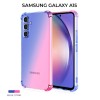 Силиконовый чехол для Samsung Galaxy A15 Krieger Mix 1.5мм противоударный Сине-розовый