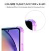 Силиконовый чехол для Samsung Galaxy A15 Krieger Mix 1.5мм противоударный Фиолетово-синий