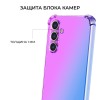 Силиконовый чехол для Samsung Galaxy A15 Krieger Mix 1.5мм противоударный Фиолетово-синий