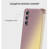 Силиконовый чехол для Samsung Galaxy A15 Krieger Mix 1.5мм противоударный Матово-золотой