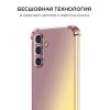 Силиконовый чехол для Samsung Galaxy A15 Krieger Mix 1.5мм противоударный Матово-золотой