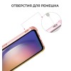 Силиконовый чехол для Samsung Galaxy A15 Krieger Mix 1.5мм противоударный Матово-золотой
