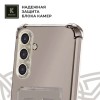 Силиконовый чехол для Samsung Galaxy A54 Krieger с кардхолдером Серый