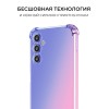 Силиконовый чехол для Samsung Galaxy M54 5G Krieger Mix 1.5мм противоударный Сине розовый