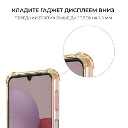 Силиконовый чехол для Samsung Galaxy M54 5G Krieger Mix 1.5мм противоударный Матово золотой
