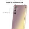 Силиконовый чехол для Samsung Galaxy M54 5G Krieger Mix 1.5мм противоударный Матово золотой