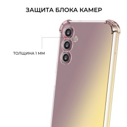 Силиконовый чехол для Samsung Galaxy M54 5G Krieger Mix 1.5мм противоударный Матово золотой