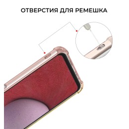 Силиконовый чехол для Samsung Galaxy M54 5G Krieger Mix 1.5мм противоударный Матово золотой