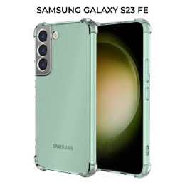 Силиконовый чехол для Samsung Galaxy S23 FE Krieger Mix 1.5мм противоударный Прозрачный