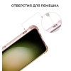 Силиконовый чехол для Samsung Galaxy S23 FE Krieger Mix 1.5мм противоударный Матово золотой