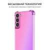 Силиконовый чехол для Samsung Galaxy S23 FE Krieger Mix 1.5мм противоударный Розово фиолетовый
