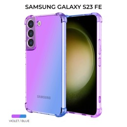 Силиконовый чехол для Samsung Galaxy S23 FE Krieger Mix 1.5мм противоударный Фиолетово синий