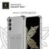 Силиконовый чехол для Samsung Galaxy S24+ Krieger с кардхолдером Прозрачный