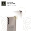 Силиконовый чехол для Samsung Galaxy S24+ Krieger с кардхолдером Серый