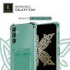 Силиконовый чехол для Samsung Galaxy S24+ Krieger с кардхолдером Зеленый