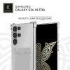 Силиконовый чехол для Samsung Galaxy S24 Ultra Krieger с кардхолдером Прозрачный