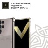 Силиконовый чехол для Samsung Galaxy S24 Ultra Krieger с кардхолдером Серый