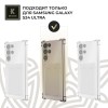 Силиконовый чехол для Samsung Galaxy S24 Ultra Krieger с кардхолдером Серый