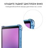 Силиконовый чехол для Sony Xperia 10 V Krieger Mix 1.5мм противоударный Сине розовый
