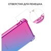 Силиконовый чехол для Sony Xperia 10 V Krieger Mix 1.5мм противоударный Сине розовый