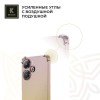 Силиконовый чехол для Tecno Pova 6 Pro 5G Krieger Mix 1.5мм противоударный Матово-золотой