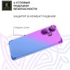 Силиконовый чехол для Tecno Pova 6 Pro 5G Krieger Mix 1.5мм противоударный Фиолетово-синий
