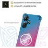 Силиконовый чехол для Tecno Pova 6 Pro 5G Krieger Mix 1.5мм противоударный Сине-розовый
